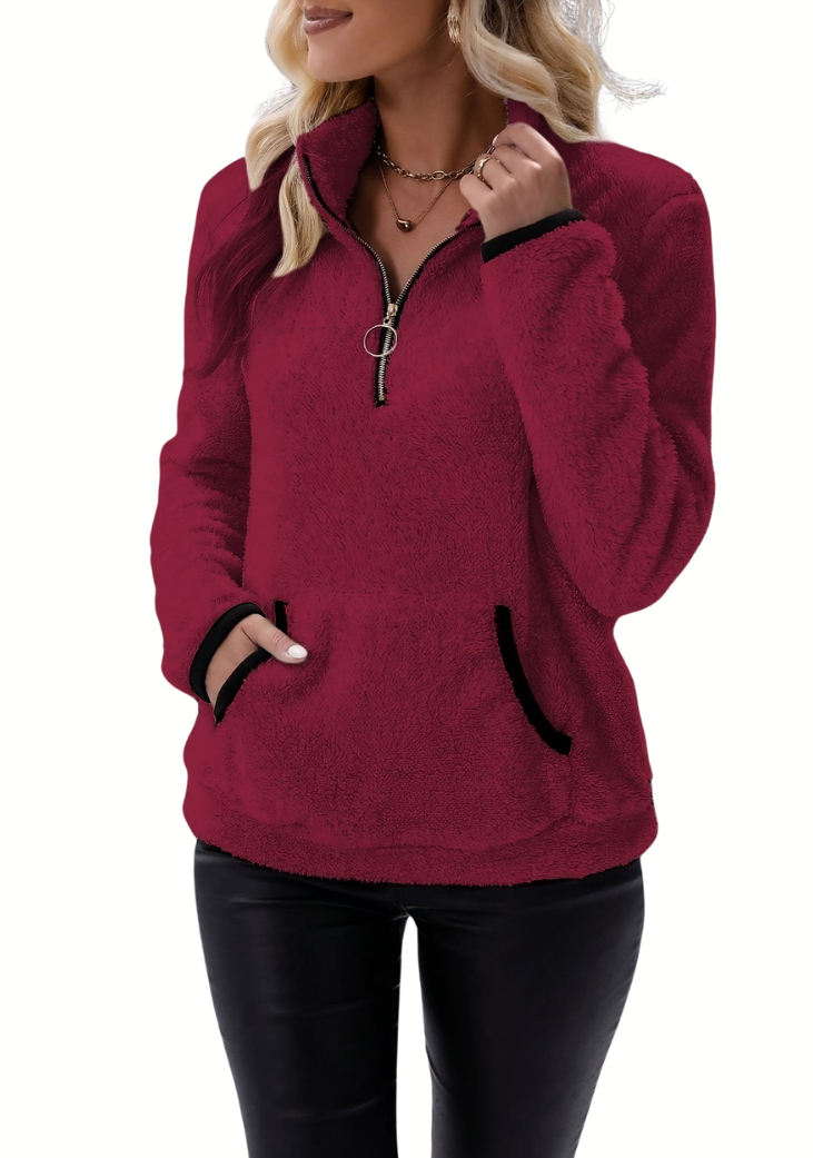 Rylee | Cozy Half-Zip Sweater