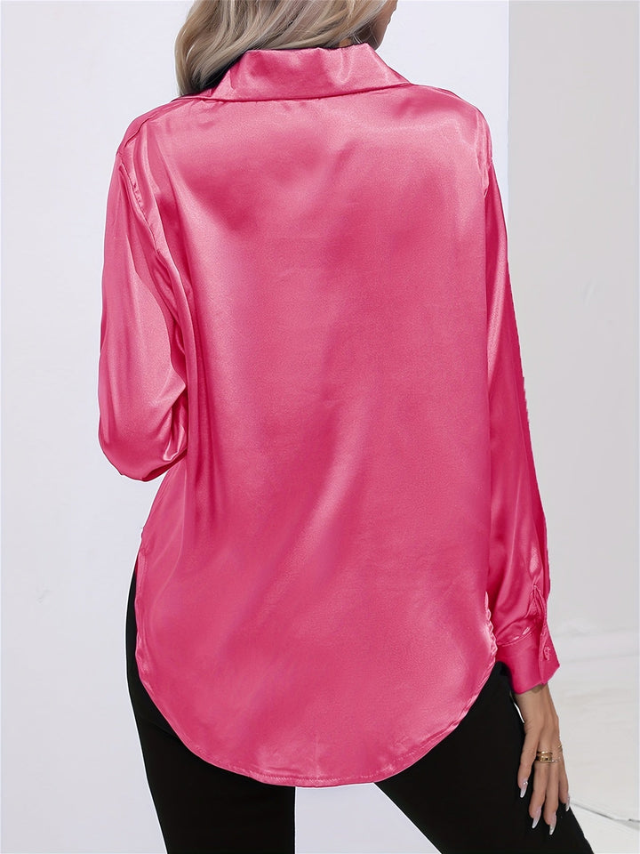 Athena | Elegant Long Sleeve Blouse