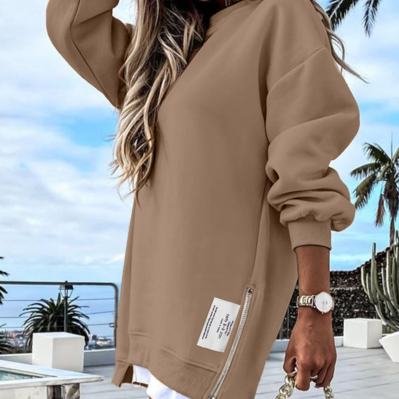 Renee | Timeless Tummy Covering Sweatshirt Dress