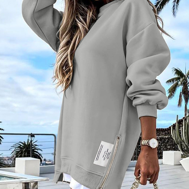 Renee | Timeless Tummy Covering Sweatshirt Dress