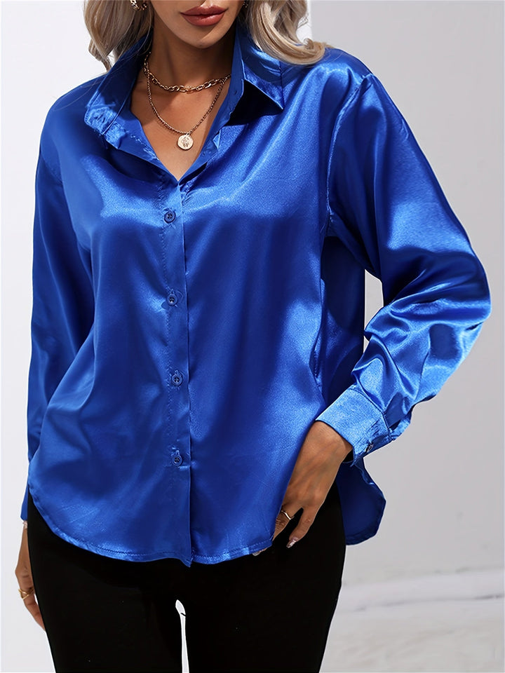 Athena | Elegant Long Sleeve Blouse