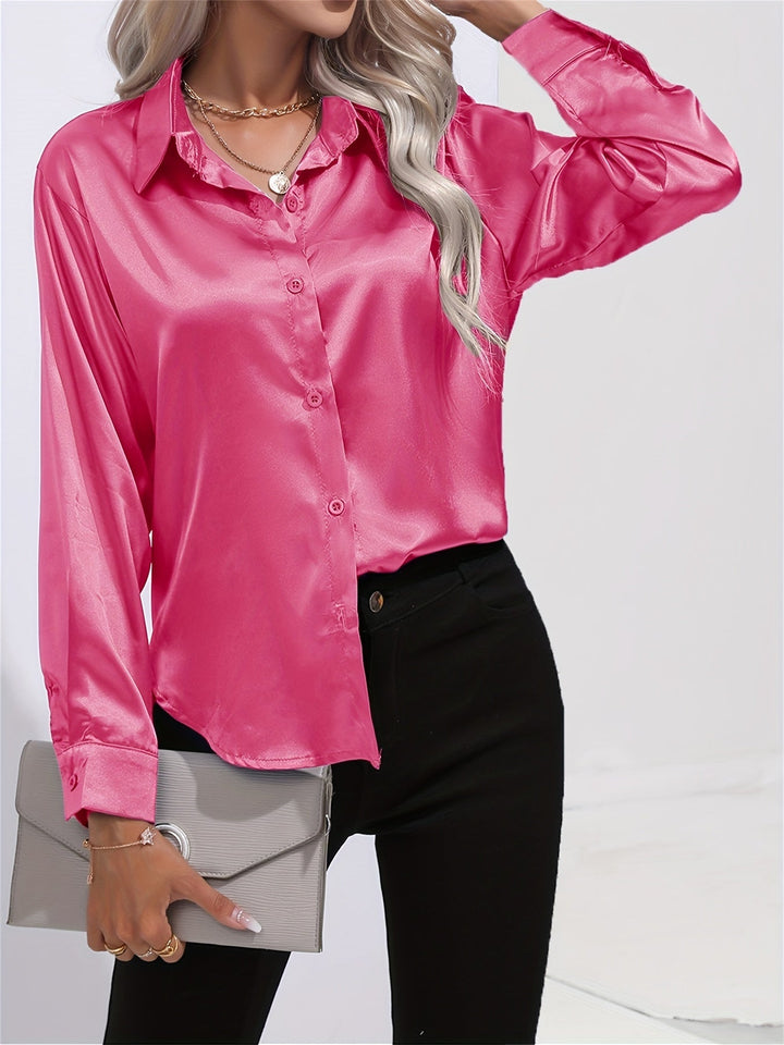 Athena | Elegant Long Sleeve Blouse