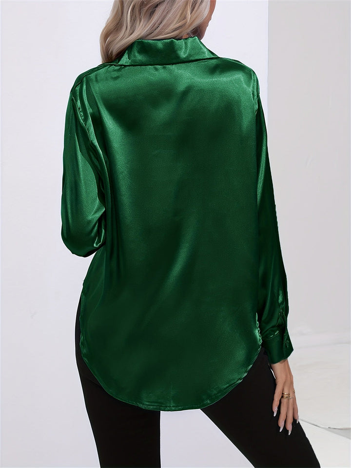 Athena | Elegant Long Sleeve Blouse