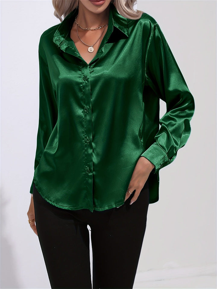 Athena | Elegant Long Sleeve Blouse