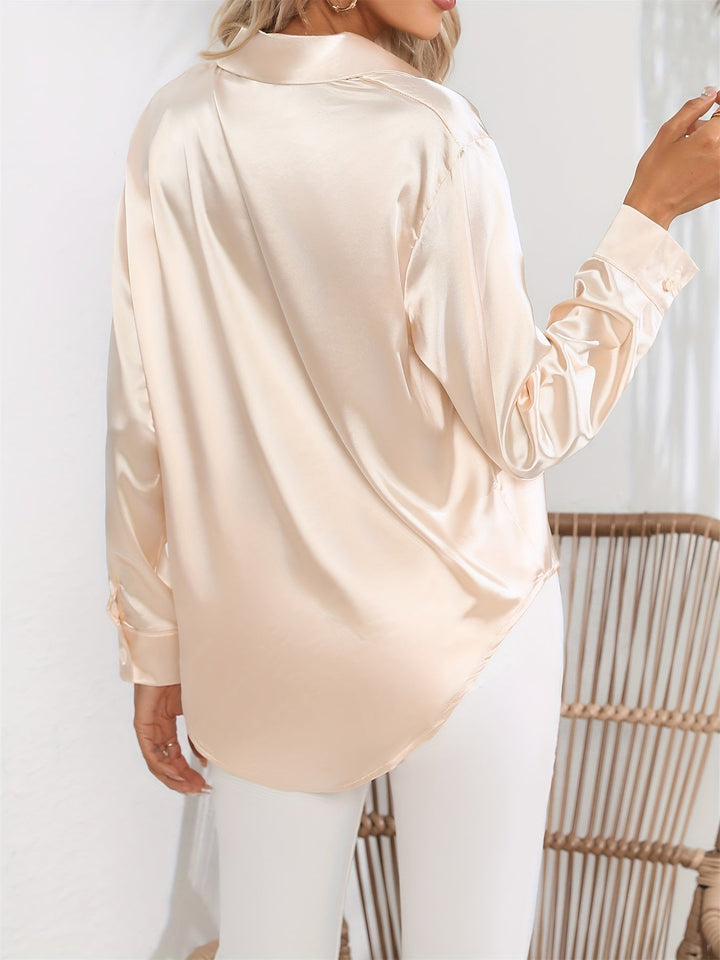 Athena | Elegant Long Sleeve Blouse