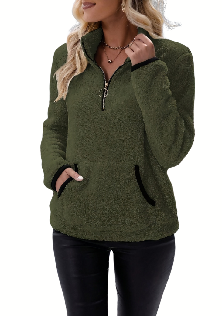 Rylee | Cozy Half-Zip Sweater